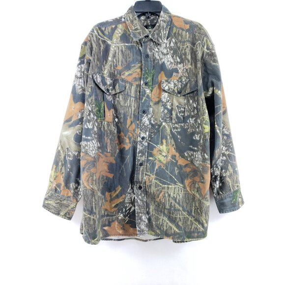 RedHead Mens XL Camouflage Button-Up Long Sleeve Shirt - Picture 1 of 7